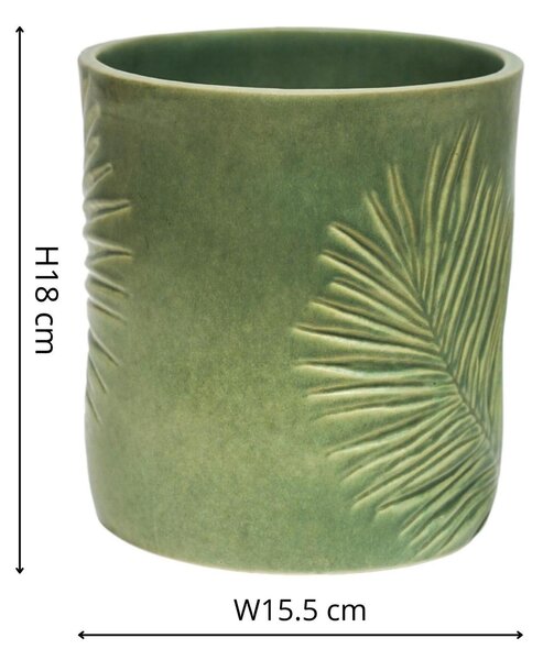 Kew Stoneware Sago Palm Plant Pot