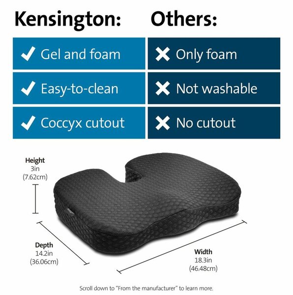 Footrest Kensington K55807WW Black