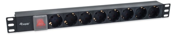 Schuko 8 Way Multi-socket Adapter Equip 333286 (1,8 m)