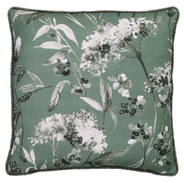 Linda Barker Yarrows 50cm x 50cm Filled Cushion Sage Green