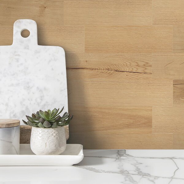 Wood Effect Self Adhesive Backsplash Tiles