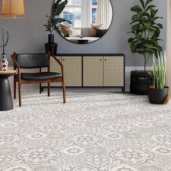 Valencia Oversized Self Adhesive Floor Tiles