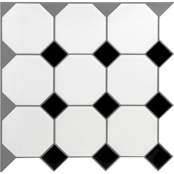 InHome Monochrome Self Adhesive Backsplash Tiles