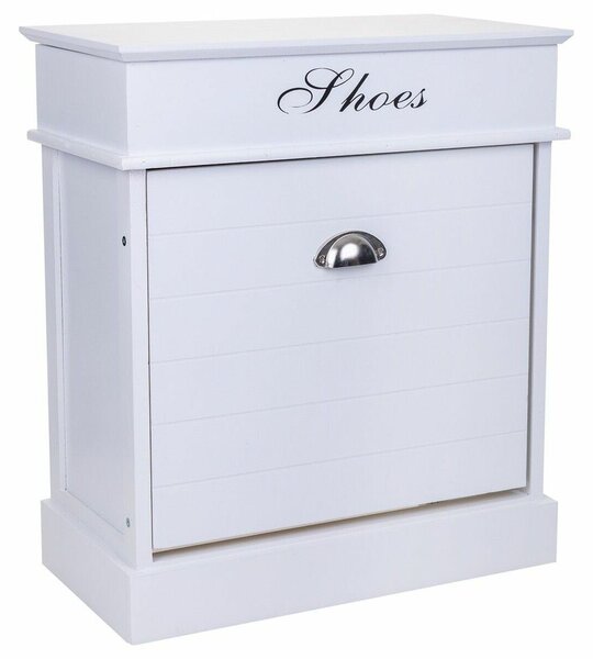 Shoe Rack Alexandra House Living White 28 x 58 x 50 cm 1 drawer