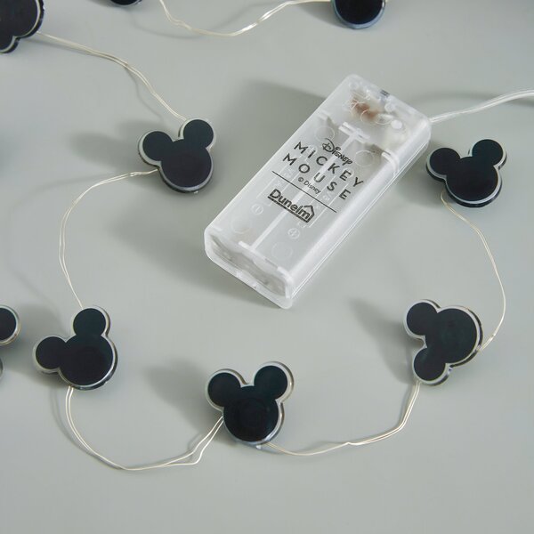 Disney Mickey Mouse Black LED String Lights