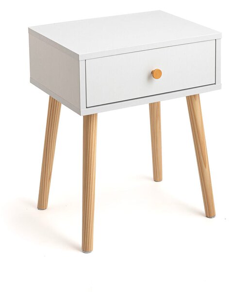 Nightstand Vinthera Moa White Plastic 40 x 30 x 50 cm