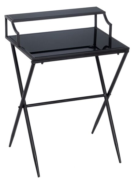 Nightstand Black Crystal Iron 45 x 35 x 65 cm