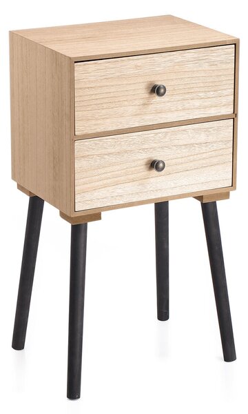 Nightstand Vinthera Moa Natural Metal 35 x 26 x 65 cm