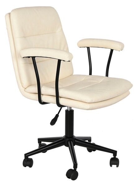 Chair DKD Home Decor Black Cream 58 x 61,5 x 84 cm