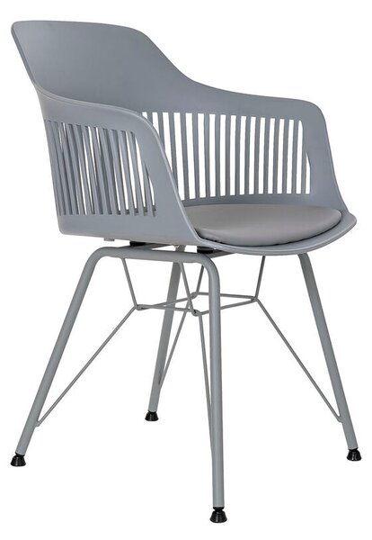 Chair DKD Home Decor Light grey 56 x 53 x 81 cm