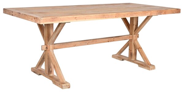 Dining Table Home ESPRIT Natural Wood 200 x 100 x 80 cm