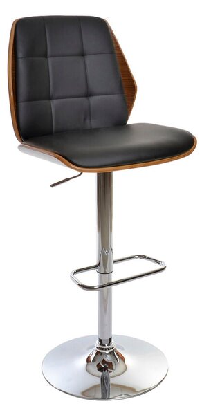 Chair DKD Home Decor Brown Black Silver 50 x 52 x 121 cm