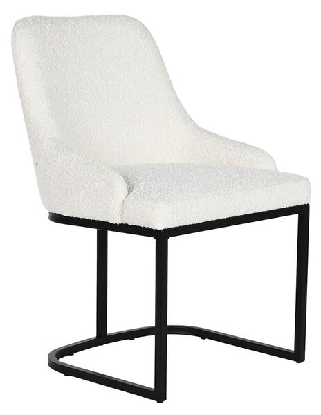 Dining Chair Home ESPRIT White Black 54 x 61 x 82,5 cm