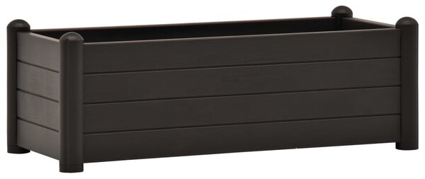 Garden Raised Bed PP Anthracite 100x43x35 cm