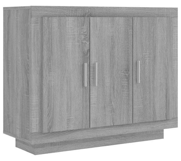 Sideboard Grey Sonoma 92x35x75 cm Engineered Wood