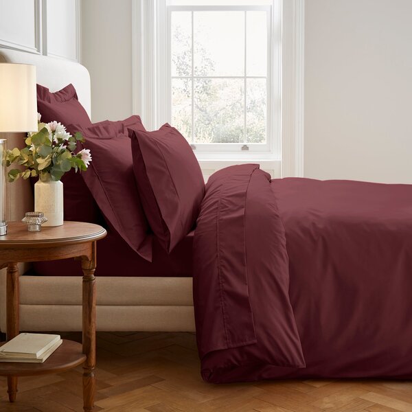 Dorma Crisp & Fresh 400 Thread Count Egyptian Cotton Percale Flat Sheet