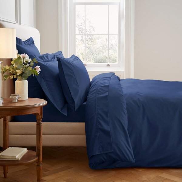 Dorma Crisp & Fresh 400 Thread Count Egyptian Cotton Percale Flat Sheet