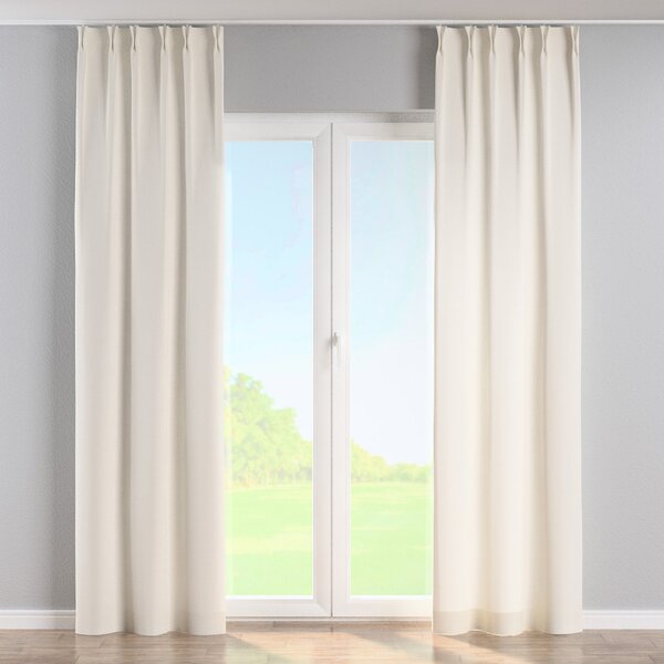 Double pinch pleat curtain