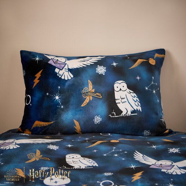 Harry Potter Fleece Duvet Cover and Pillowcase Set