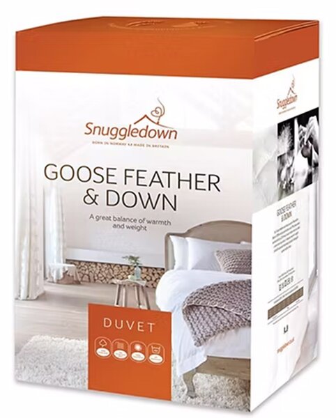 Snuggledown Hotel Goose Feather and Down 10.5 Tog Duvet