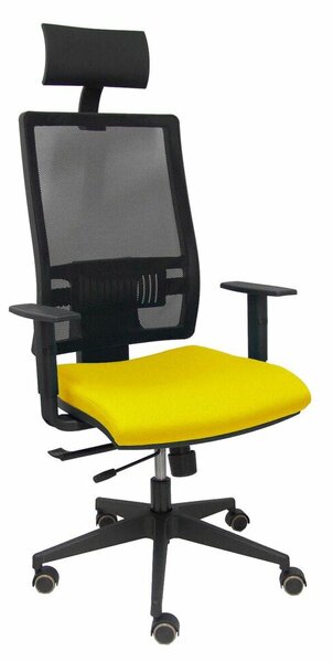 Office Chair with Headrest P&C B10CRPC Yellow