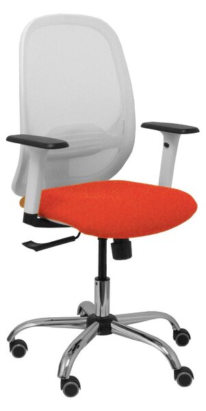 Office Chair P&C 354CRRP White Dark Orange