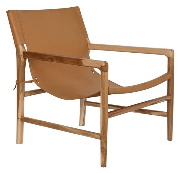 Chair DKD Home Decor Camel Light brown 66 x 73 x 77 cm