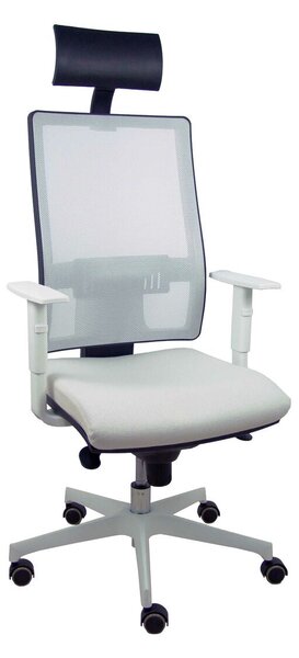 Office Chair with Headrest Horna P&C 0B4BRPC White