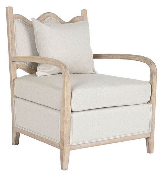 Armchair DKD Home Decor Beige Fir 66 x 70 x 88 cm 70 x 74 x 90 cm