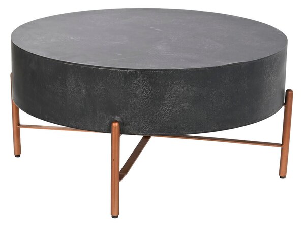 Centre Table DKD Home Decor Metal Aluminium 90 x 90 x 45 cm Mango wood