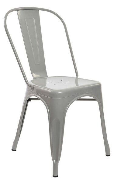 Chair DKD Home Decor Grey Metal 53 x 45 x 85 cm