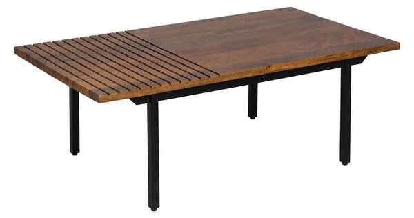 Centre Table ABNER Iron Mango wood 110 x 60 x 40 cm