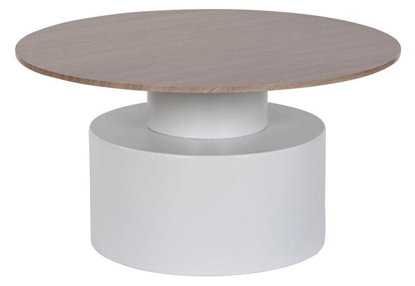 Centre Table Home ESPRIT Metal MDF Wood 80 x 80 x 42 cm