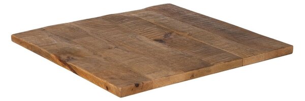 Table top Squared Beige Mango wood 70 x 70 x 3 cm