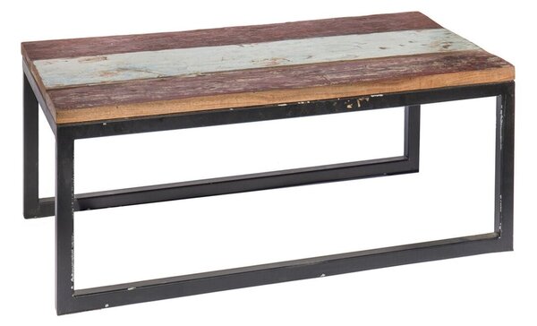 Centre Table Calypso Brown Wood Iron 90 x 50 x 38 cm