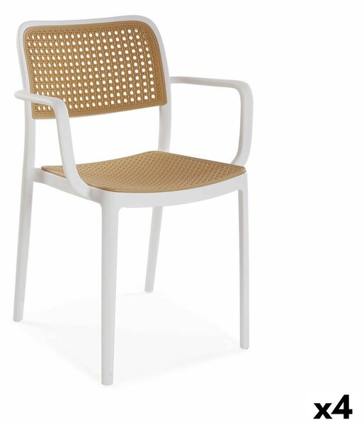 Chair Versa Venus White 58 x 81,5 x 55 cm (4 Units)