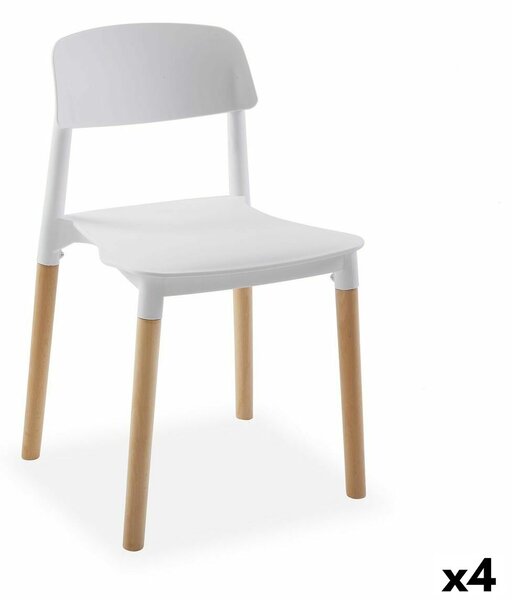 Chair Versa White 45 x 76 x 42 cm (4 Units)