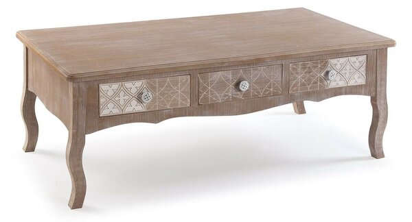 Centre Table Versa Lyra Paolownia wood MDF Wood 60 x 41 x 110 cm