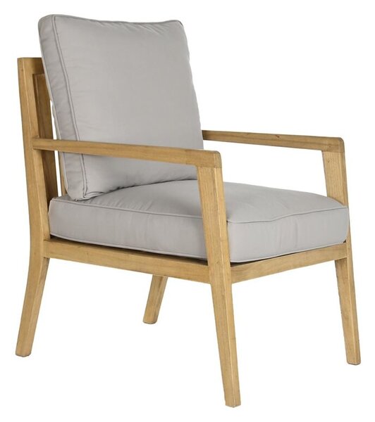 Armchair DKD Home Decor Natural Polyester 60 x 80 x 90 cm