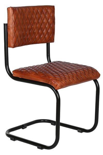 Chair Home ESPRIT Brown Black 47 x 50 x 88 cm