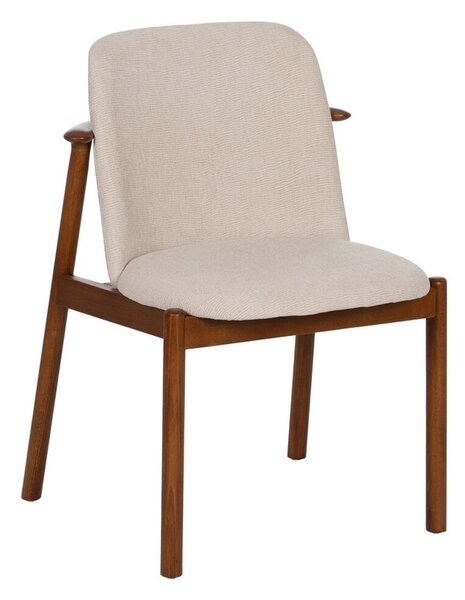 Dining Chair Brown Beige 58 x 58 x 83 cm