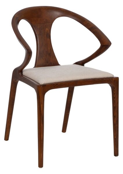 Dining Chair Brown Beige 55 x 57 x 81,2 cm