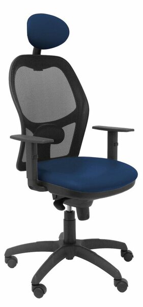 Office Chair with Headrest Jorquera malla P&C NSPAZMC Navy Blue