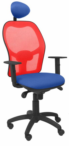 Office Chair with Headrest Jorquera P&C ALI229C Blue