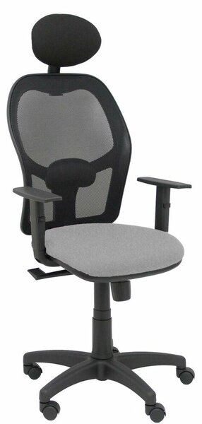 Office Chair with Headrest Alocén P&C B10CRNC Light grey