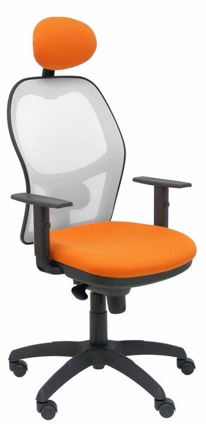 Office Chair with Headrest Jorquera P&C ALI308C Orange