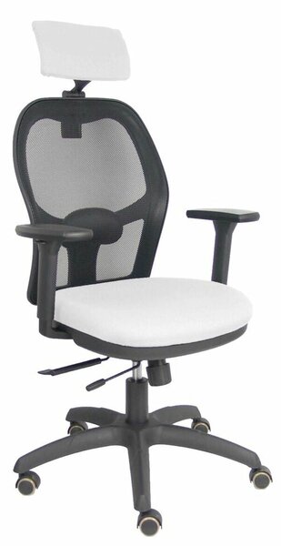 Office Chair with Headrest P&C B3DRPCR White