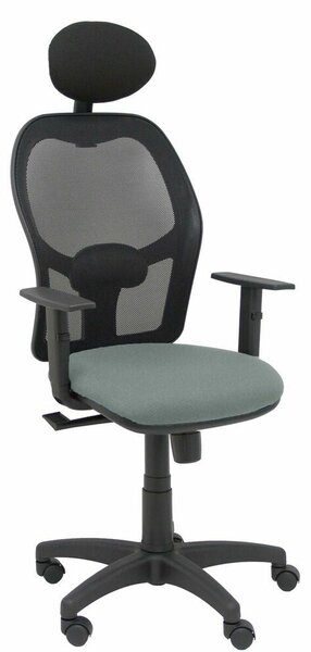 Office Chair with Headrest P&C B10CRNC Grey