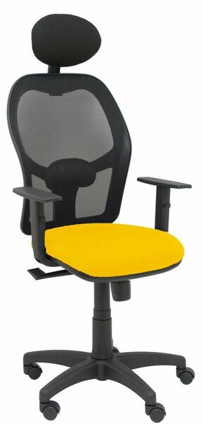 Office Chair with Headrest P&C B10CRNC Yellow