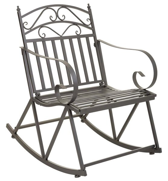 Rocking chair Alexandra House Living Brown Iron 24 x 45 x 24 cm